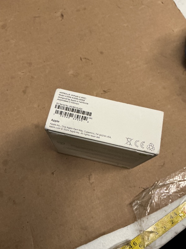 Photo 1 of Apple AirPods 4 Wireless Earbuds, Bluetooth Headphones, with Active Noise Cancellation, Adaptive Audio, Transparency Mode, Personalized Spatial Audio, USB-C Charging Case, Wireless Charging, H2 Chip