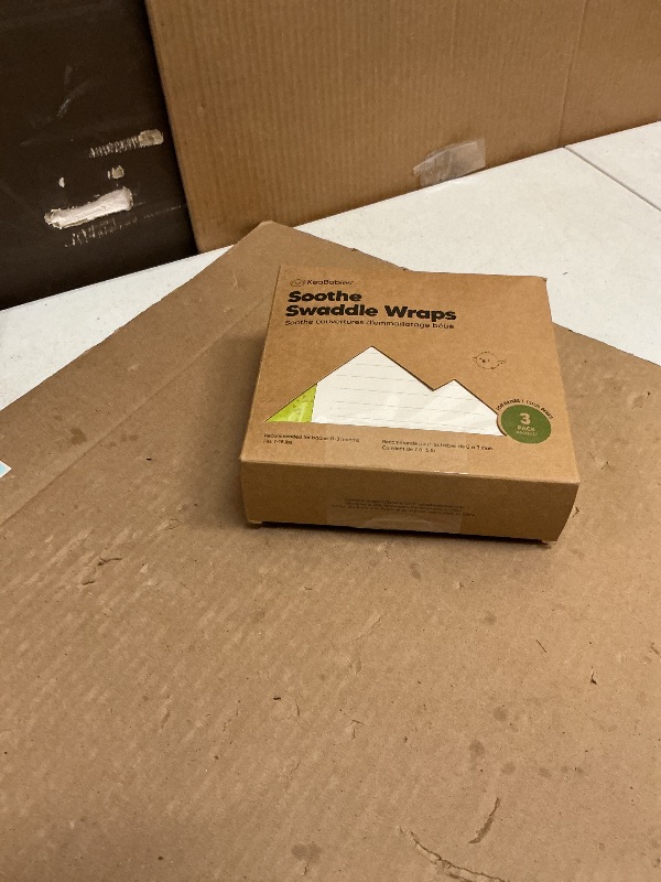 Photo 1 of 3-Pack Organic Baby Swaddle Sleep Sacks - Swaddles for Newborns, Infant 0-3 Months, Baby Girls, Boys, Soft & Snug Newborn Sleep Sack, Nursery Swaddling Blankets (Ripple)