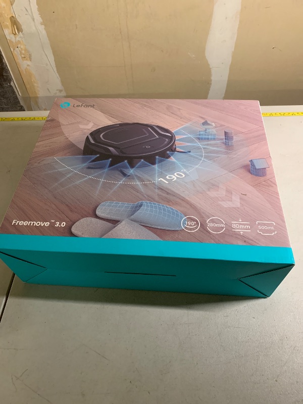 Photo 1 of Lefant Robot Vacuum, Slim Quiet, 3 Adjustable Strong Suction Levels, Robot Vacuum Cleaner Ideal for Pet Hair Hard Floor and Daily Cleaning, WiFi/App/Alexa/iWatch Control, M210 Pro