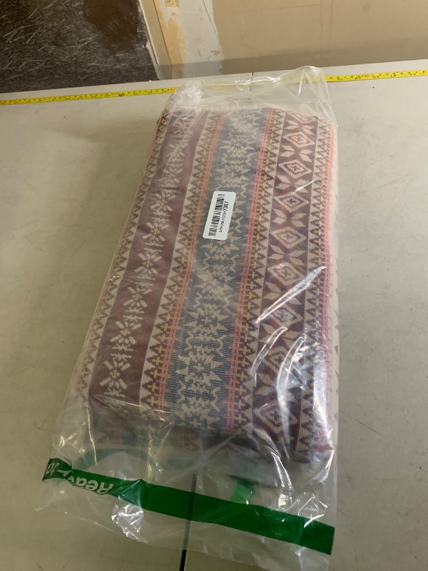 Photo 1 of SUTAVIA French Floral Tablecloth Hand-Made Cotton Fabric with Lace Vintage Berry Garden Pattern Tabletop Sofa Cover Blanket for Home Holiday Party Decor (Vintage Red, Rectangle, 60"x104")