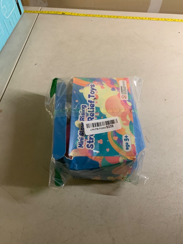 Photo 1 of 24 Pack Slow Rising Stress Cube , Dough Stress Balls Soft Fidget Squishy Toys for Anxiety Relief, Pull Stretch Classroom Prize Party Favors Toys for Kids