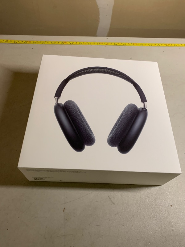 Photo 1 of Apple AirPods Max Wireless Over-Ear Headphones, Pro-Level Active Noise Cancellation, Transparency Mode, Personalized Spatial Audio, USB-C Charging, Bluetooth Headphones for iPhone - Midnight *SEALED*