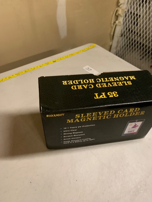 Photo 1 of 25-Pack Sleeved Card Magnetic Holders - 35pt Magnetic Card Case, Fits Sleeved Card First, One Touch Card Holder, Inner Size 2.63?×3.70?, Clear Hard Case for Trading Cards, Sports Card, Games Cards ?