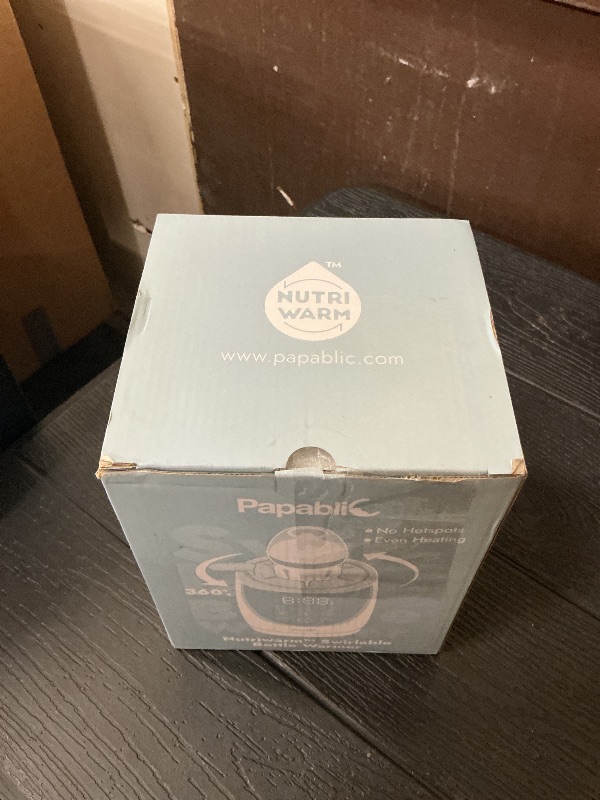 Photo 1 of Papablic NutriWarm™ Swirlable Bottle Warmer – Advanced Nutrient-Preserving Warming Technology, Fast and Even Warming for Breastmilk & Formula, Precise Temperature Control, Easy to Use