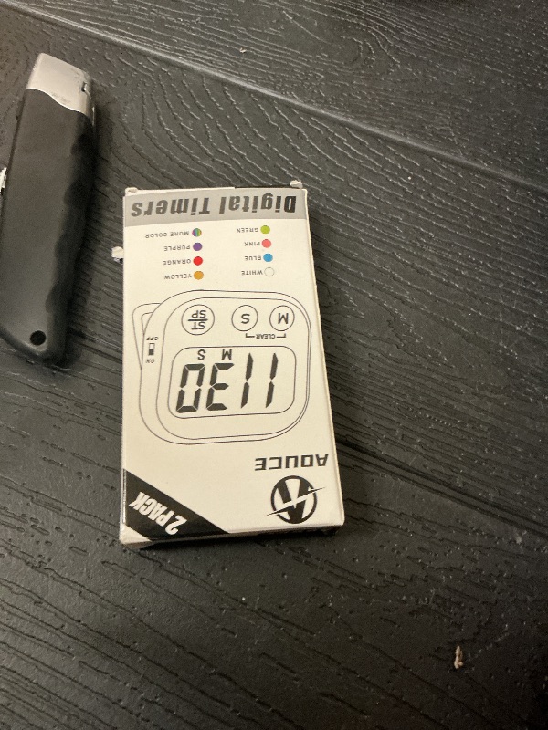 Photo 1 of 2 Pack Digital Kitchen Timer for Cooking Big Digits Loud Alarm Magnetic Backing Stand Cooking Timers for Baking White