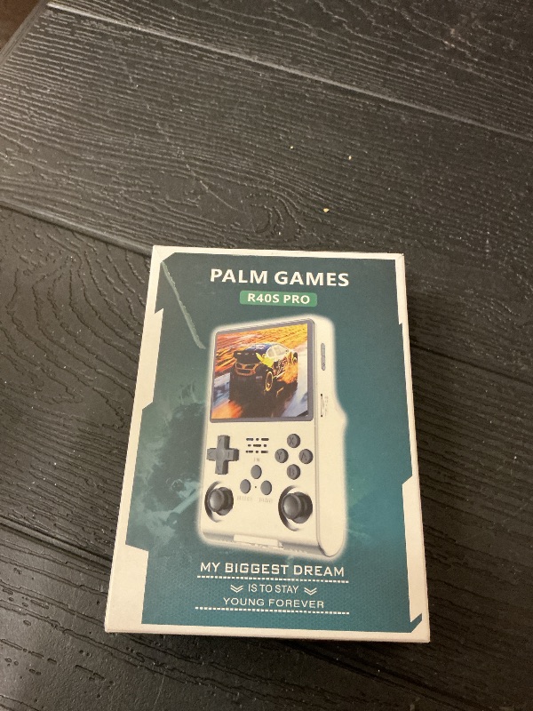 Photo 1 of ?30000 in 1? R40S Pro Retro Handheld Game Console, 3.5 inch IPS Screen, More Than 20 Emulator, 256G TF Card (Orange)