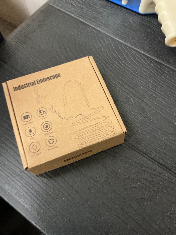 Photo 1 of [Dual-Lens] Endoscope Camera with Light, 1920P HD Borescope with 8+1 Adjustable LED Lights, IP67 Waterproof 16.5FT Semi-Rigid Snake Cord Inspection Camera for iPhone, iPad and Android Phone (Type C)