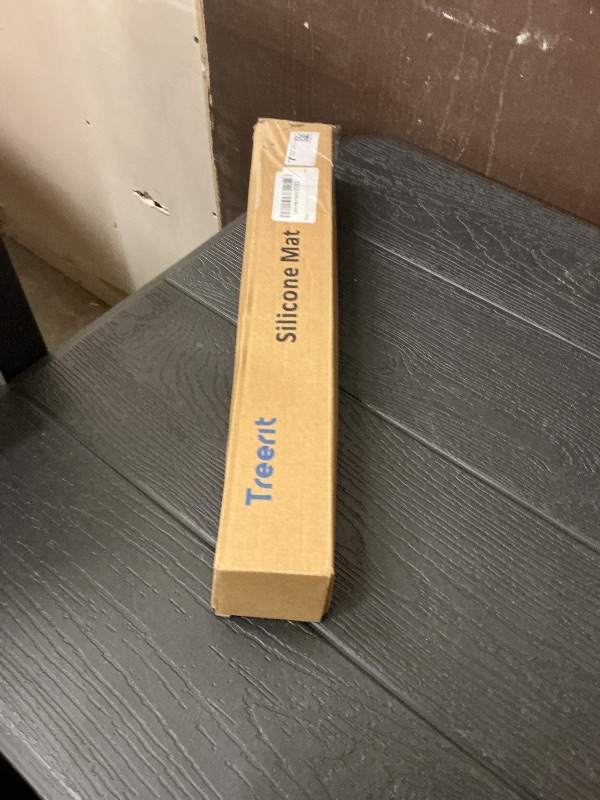 Photo 1 of 2 Pack Silicone Mats for Kitchen Counter, Treerit 23.62" x 15.75" Thick Large Silicone Mat, Nonskid Heat Resistant Countertop Protector, Easy to Clean, 1 Gray and 1 White Translucent