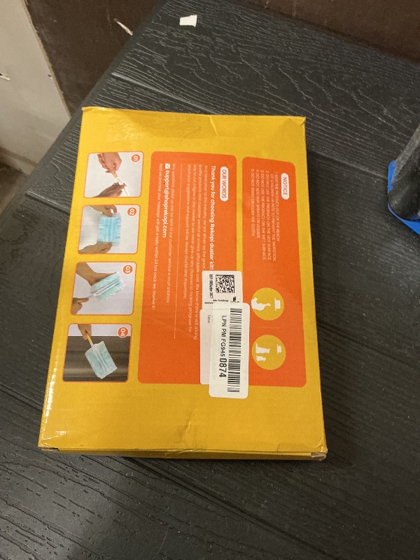 Photo 1 of 30 Count Duster Refill for Swiffer Duster with 1 Handle, One-Sided Disposable Dusters Refills with 4X Microfibers, Unscented Dusters for Cleaning Home, Furniture, Blinds & Vent