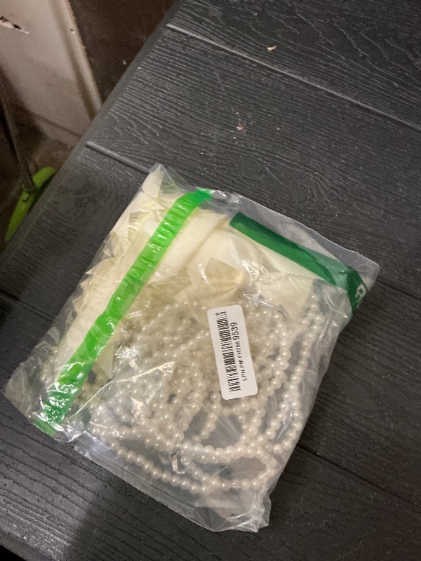 Photo 1 of 18 Pcs Bow Ornaments for Christmas Tree,Include 6 White Pearl Bows 12 Beige Satin Ribbon Bows,Bow Ornaments Christmas Tree Toppers for Home Wreath Fireplace Xmas Gift Packaging Wedding Party Decor