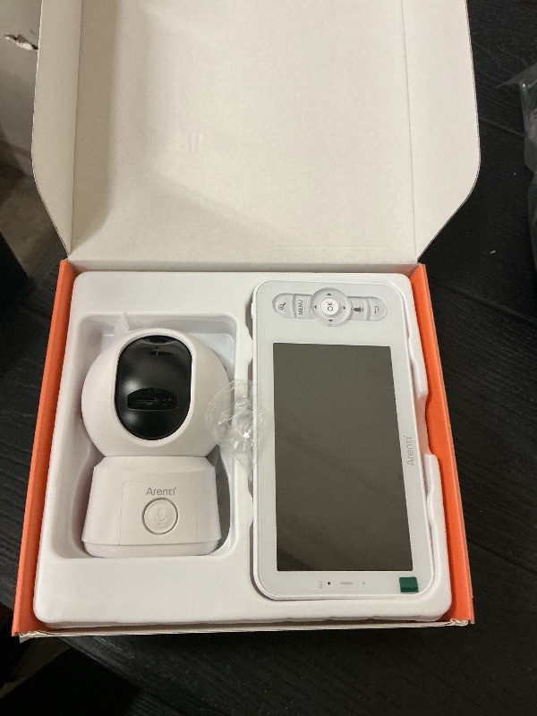 Photo 1 of ARENTI WiFi Baby Camera Monitor B2 Kit 2025 Upgraded, 5-inch Wireless Display, Smartphone App, Encrypted Connection, Lullaby, Super Night Vision, Auto Tracking, Temp Sensor, Support Local Storage