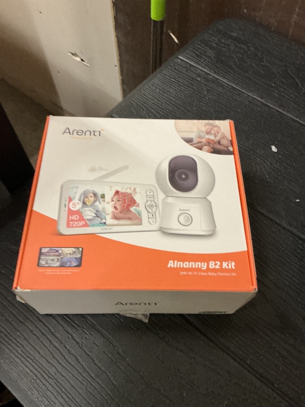 Photo 1 of ARENTI WiFi Baby Camera Monitor B2 Kit 2025 Upgraded, 5-inch Wireless Display, Smartphone App, Encrypted Connection, Lullaby, Super Night Vision, Auto Tracking, Temp Sensor, Support Local Storage