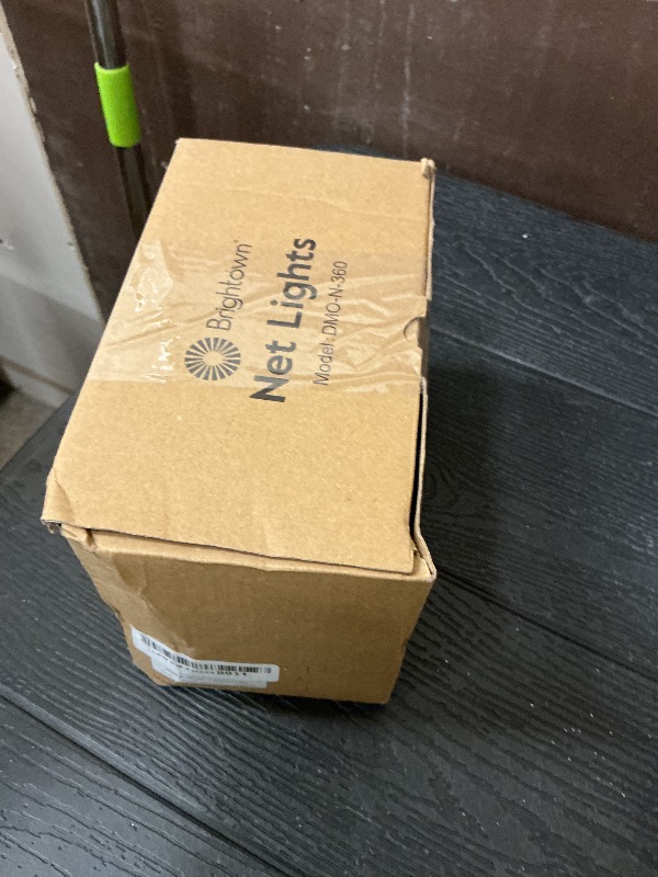 Photo 1 of 2 Pack 12 x 5FT 360 LED Christmas Net Lights Outdoor for bushes, Waterproof IP65 12 Modes Connectable Extendable Bush Net Christmas Lights Outdoor Mesh Light for Bushes, Tree, Yard, Garden, Multicolor