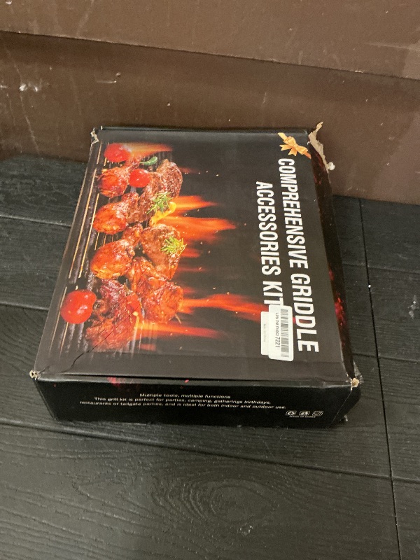 Photo 1 of 139PCS Griddle Accessories for Blackstone, Perfect Flat Top Grill Accessories for Camp Chef, Griddle Spatula Set with Metal Spatula, Enlarged Spatulas, Basting Cover for Outdoor Barbecue