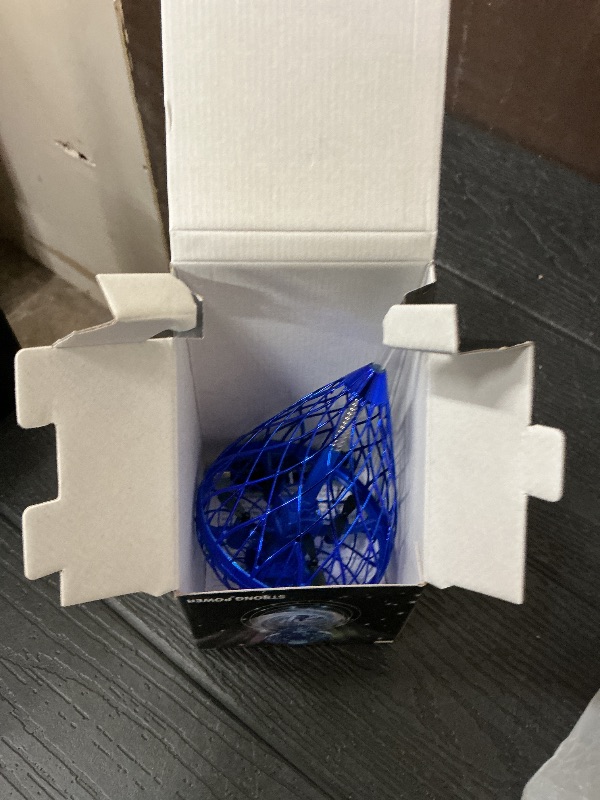 Photo 1 of wow97e Hand Controlled Flying Orb Ball for Kids, Indoor & Outdoor Hover Toy, Toss & Catch Flying Ball with Protective Cage, Rechargeable Family Play Toy