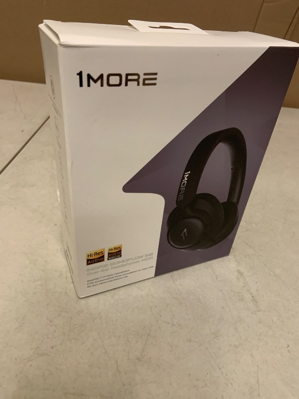 Photo 1 of 1MORE SonoFlow SE HQ31 Wireless Bluetooth Headphones -42dB Noise Cancelling Over-Ear Bluetooth Headset with Hi-Res Audio, 90H Playtime, LDAC, All-Day Comfort for Travel Work Gaming, Black