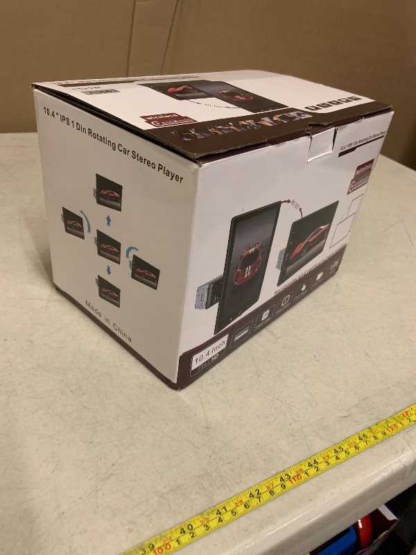 View 3 of 10.4“ Wireless CarPlay Stereo Single Din Car Radio,2025 Upgraded Rotatable HD IPS Touch Screen,Wireless Android Auto Car Play Screen Bluetooth RDS/FM EQ SWC USB/TF Backup Camera