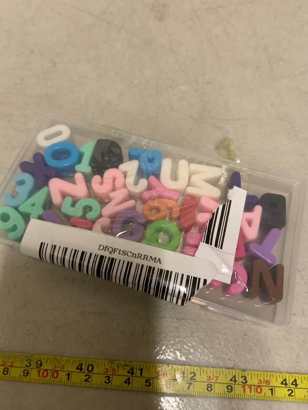 Photo 1 of 36 PCS Large Letter Beads, Multicolor Acrylic Bubble Letter Number Beads, Big Letter and Number Bead for DIY Crafts Jewelry Making, Bracelets, Necklaces, Keychains Projects