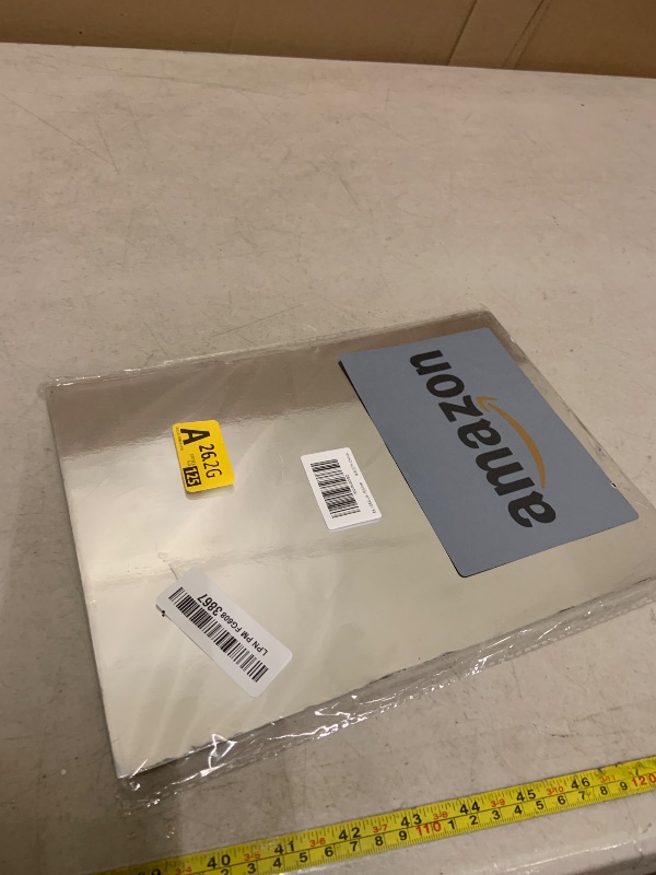 Photo 1 of 30 Sheets Metallic Silver Cardstock Paper - A4 Size (250gsm), Mirror Finish Silver Foil Board for Crafting, Invitations, and Decorations - Die Cut and Plotter Compatible