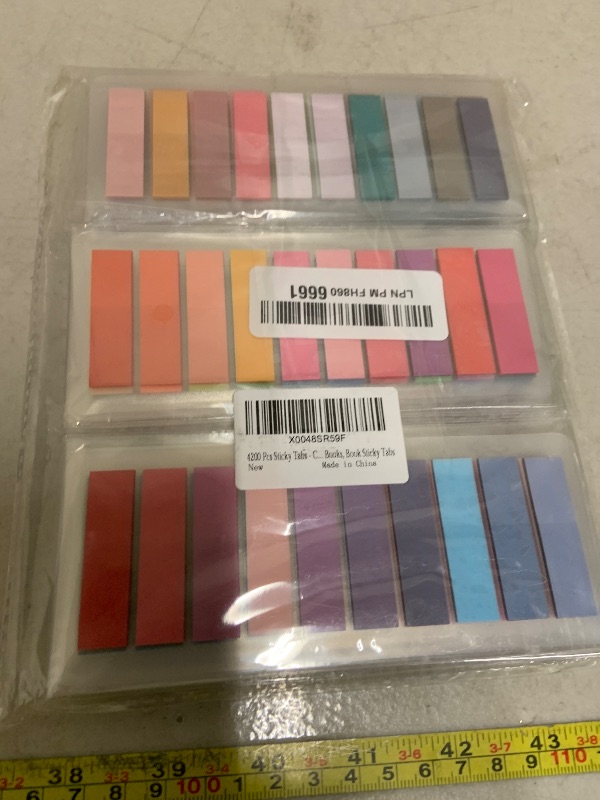 Photo 1 of 4200 Pcs Book Tabs for Annotating, Sticky Tabs Transparent Sticky Notes, Colorful Morandi Page Markers for Notebooks, Multi-Colored Writable and Repositionable Book Flags Strip