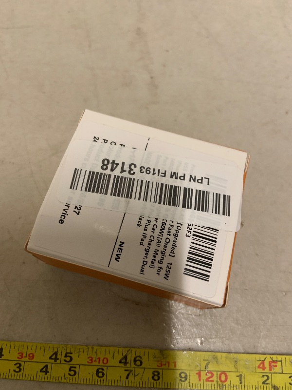 Photo 1 of ?Upgraded?125W Car Charger USB C Super Fast Charging, [PD65W & QC60W][All Metal] MRGLAS Cigarette Lighter Car Charger Socket, Car Electrical Accessories for iPhone 17 Pro Max iPad Samsung S25 Pixel 10