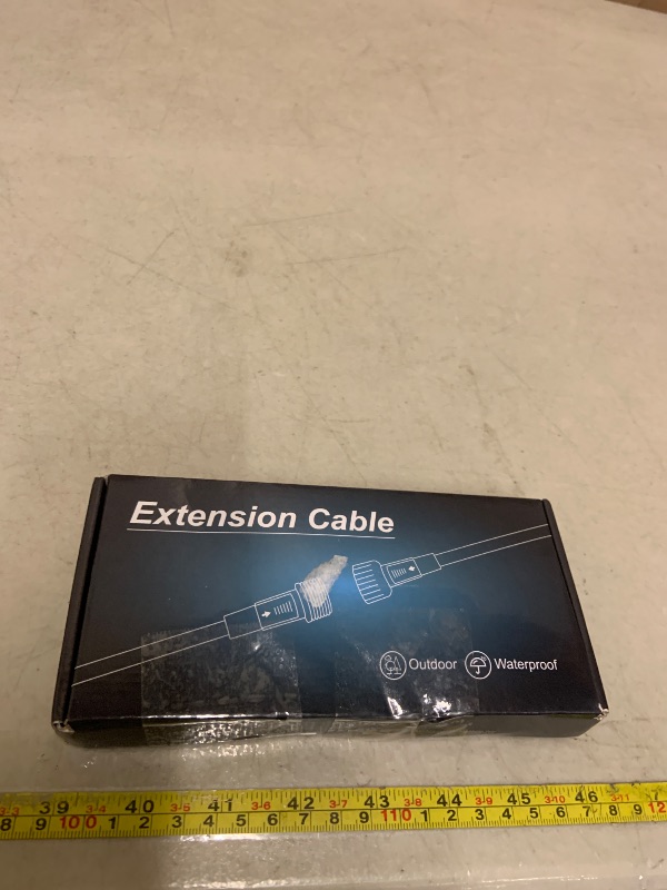 Photo 1 of 16.4Ft/5M Extension Cable with 1 to 2 Splitter for Christmas String Lights IP68 Waterproof Extension Lead 24AWG Extension Cord for Outdoor Solar String Lights, Indoor String Lights, 2 Pin