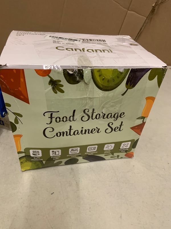 Photo 1 of 40 Piece Food Storage Containers with Lids(20 Containers & 20 Lids), BPA-Free Plastic Food Containers for Kitchen Storage and Organization, Leak Proof Meal Prep Container, Includes Labels & Pen