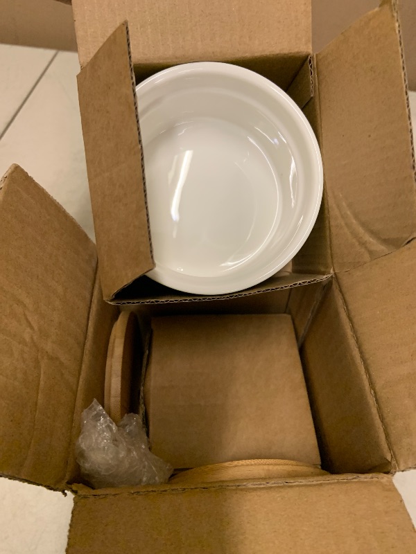 Photo 1 of 2 small Ceramic Foid Containers 