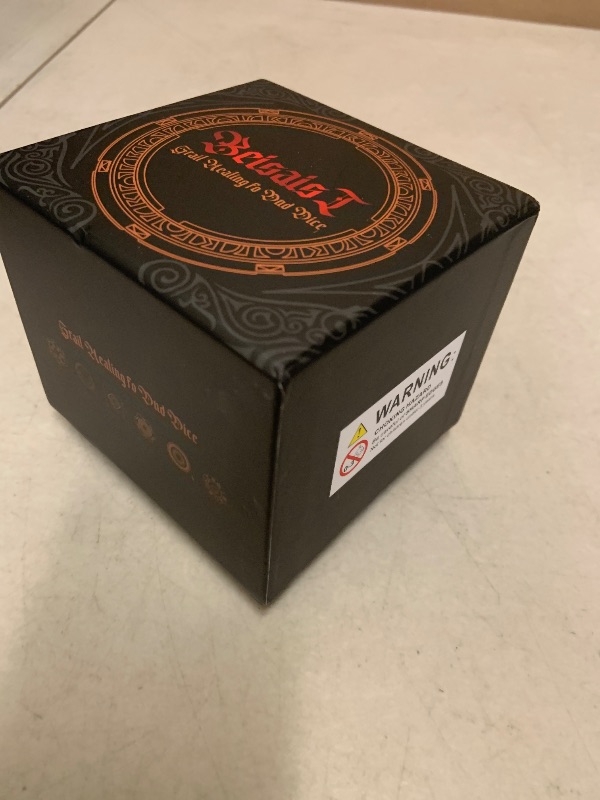 Photo 1 of 2026 DND Dice Set Alchemist’s Metallic Elixir Metal Dice Set - 7-Piece RPG MTG dice Collection in Vintage Chalice Caser dice Box for D&D, Sci-Fi, War, or Crime Theme MTG RPG Tabletop Games (Bronze)