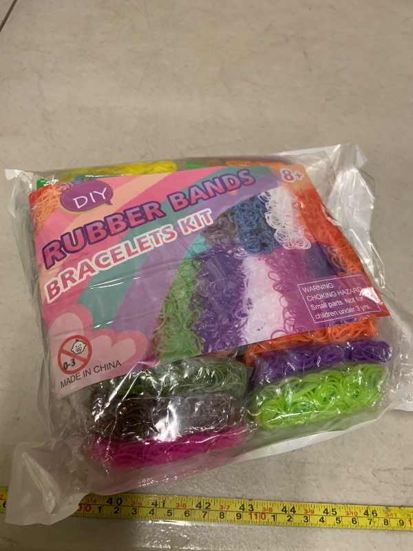 Photo 1 of 15000+ Loom Rubber Band Refill Kit in 31 Colors, Bracelet Making Kit for Kids Weaving DIY Crafting Gift, with 13500 Loom Bands,500 Clips,15 Charms, 6 Crochet Hooks,2 Y Looms