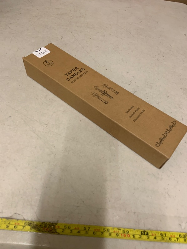 Photo 1 of 12 Inch Gradient Orange Taper Candles for Home Decoration, 8 Pack Long Candlesticks for Dinner Party Holiday Fall Halloween and Harvest