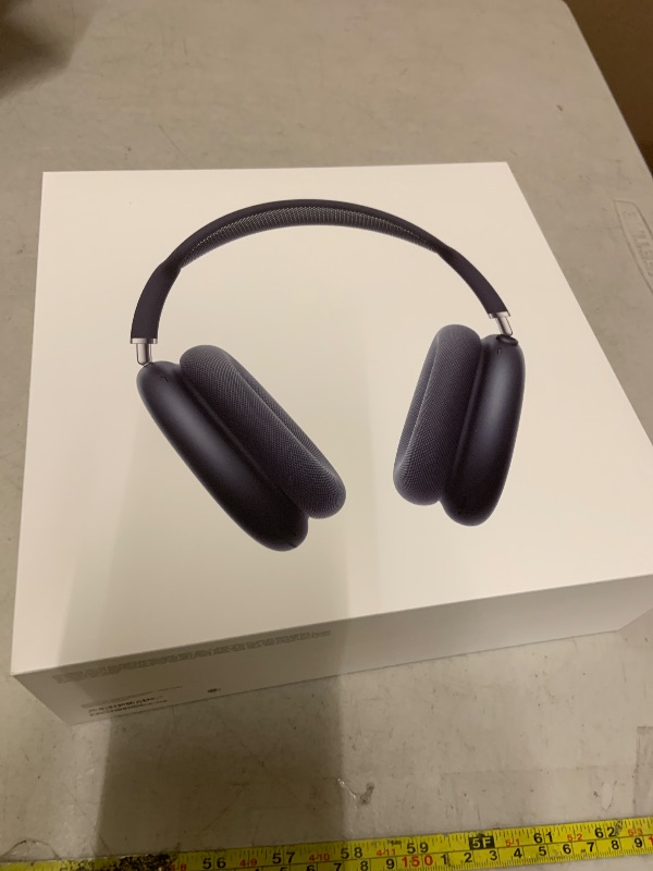 Photo 1 of Apple AirPods Max Wireless Over-Ear Headphones, Pro-Level Active Noise Cancellation, Transparency Mode, Personalized Spatial Audio, USB-C Charging, Bluetooth Headphones for iPhone - Midnight