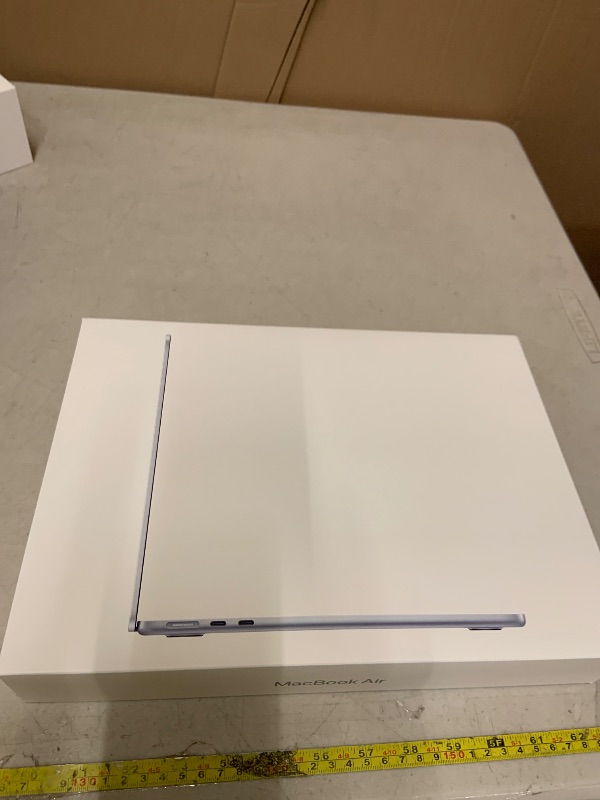 Photo 1 of Apple 2025 MacBook Air 13-inch Laptop with M4 chip: Built for Apple Intelligence, 13.6-inch Liquid Retina Display, 24GB Unified Memory, 512GB SSD Storage, 12MP Center Stage Camera, Touch ID; Sky Blue