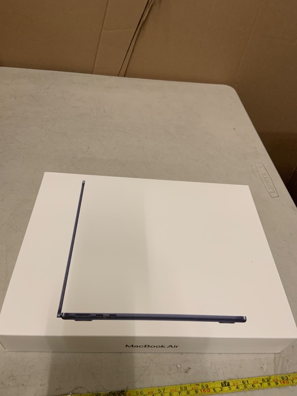 Photo 1 of Apple 2025 MacBook Air 13-inch Laptop with M4 chip: Built for Apple Intelligence, 13.6-inch Liquid Retina Display, 24GB Unified Memory, 512GB SSD Storage, 12MP Center Stage Camera, Touch ID; Midnight