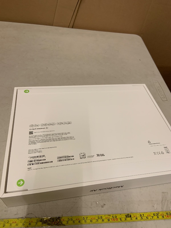 Photo 1 of Apple 2025 MacBook Air 13-inch Laptop with M4 chip: Built for Apple Intelligence, 13.6-inch Liquid Retina Display, 24GB Unified Memory, 512GB SSD Storage, 12MP Center Stage Camera, Touch ID; Midnight