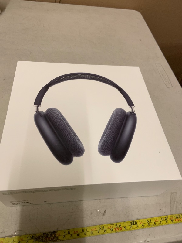 Photo 1 of Apple AirPods Max Wireless Over-Ear Headphones, Pro-Level Active Noise Cancellation, Transparency Mode, Personalized Spatial Audio, USB-C Charging, Bluetooth Headphones for iPhone - Midnight