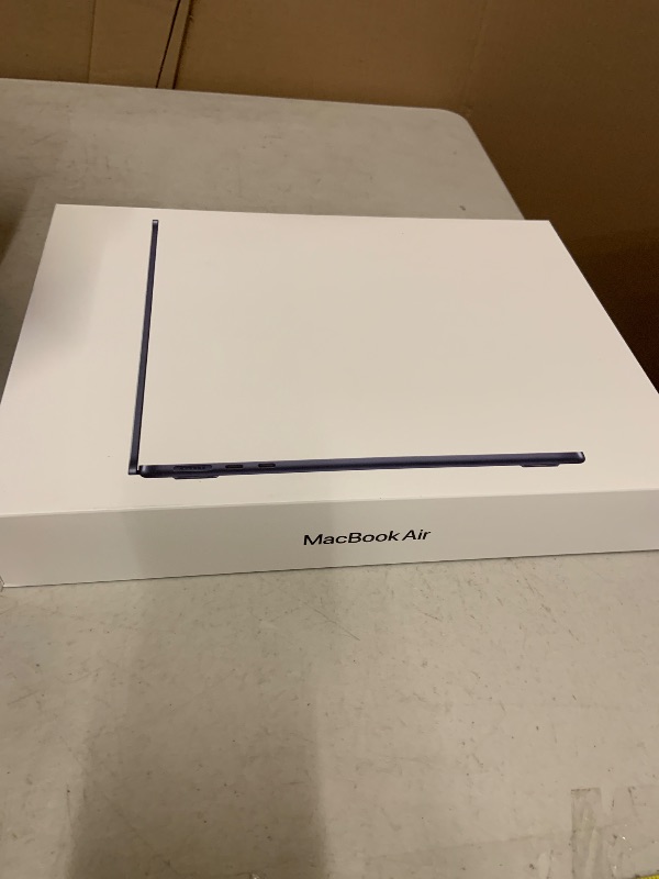 Photo 1 of Apple 2025 MacBook Air 13-inch Laptop with M4 chip: Built for Apple Intelligence, 13.6-inch Liquid Retina Display, 24GB Unified Memory, 512GB SSD Storage, 12MP Center Stage Camera, Touch ID; Midnight