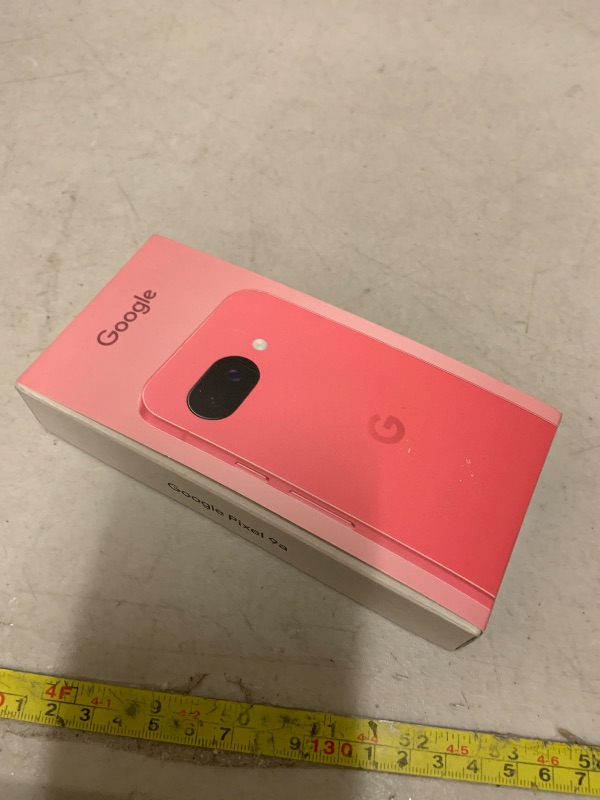 Photo 1 of Google Pixel 9a with Gemini - Unlocked Android Smartphone with Incredible Camera and AI Photo Editing, All-Day Battery, and Powerful Security - Peony - 128 GB