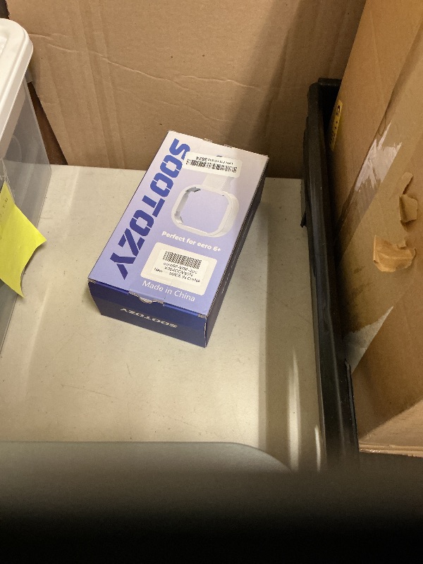 Photo 1 of Wall Mount Holder for eero 6 and for eero 6+ Router Mesh Wi-Fi System – No Messy Wires, Space-Saving Outlet Wall Mount Holder for eero 6 Plus Extender, Stand Bracket for eero 6+ (White-2pcs)