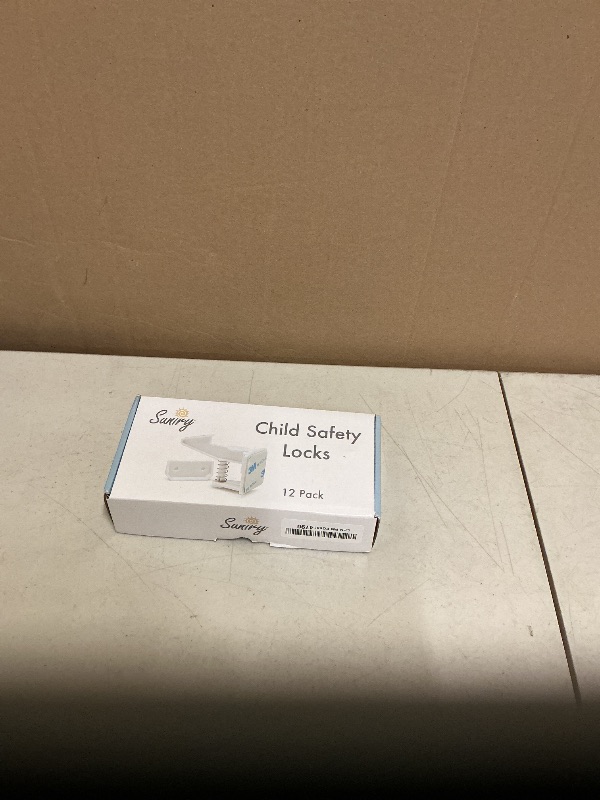 Photo 1 of 12 Pack Cabinet Locks Child Safety | Baby Safety Cabinet Locks NO Drilling 3M Adhesive Baby Proof Drawer Lock Child proofing cabinets latches for Kids Latch for Drawers & Door Child Safety Locks