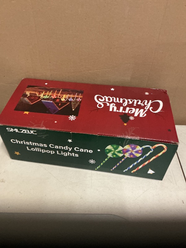 Photo 1 of 10PK Flashing Christmas Candy Cane Lollipop Lights for Pathway Outdoor, Christmas Decorations Outdoor, 8 Modes 130 LED Waterproof Xmas Stake Light for Garden Yard (Multi-Color)