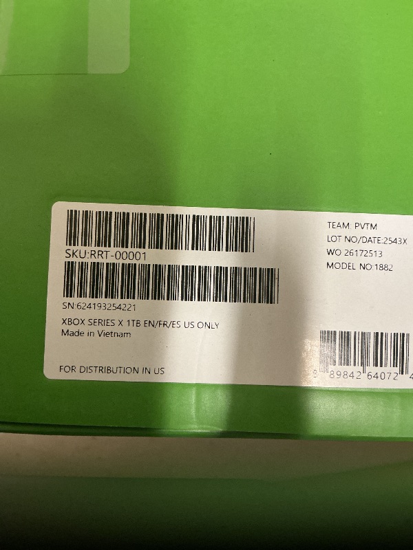 Photo 1 of Xbox Series X - Gaming Console - 1TB SSD -