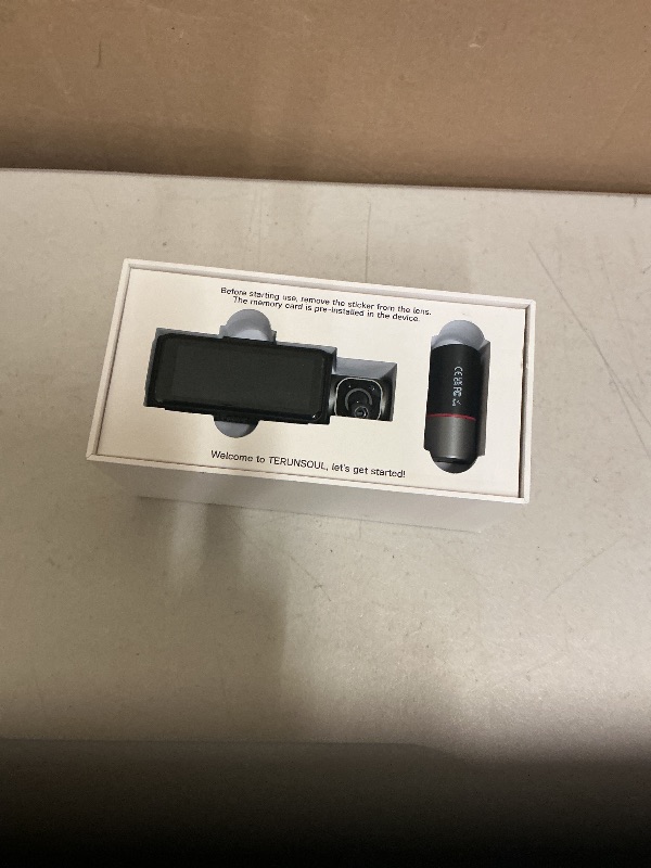 Photo 1 of TERUNSOUl 4K+4K+1080P 3 Channel Dash Cam Front and Rear with Cabin, Free 128GB Card Included, 5.8GHz WiFi6 - up to 20MB/s, IR Night Vision, Built-in GPS, G-Sensor, 24H Parking Mode, Support 512GB Max