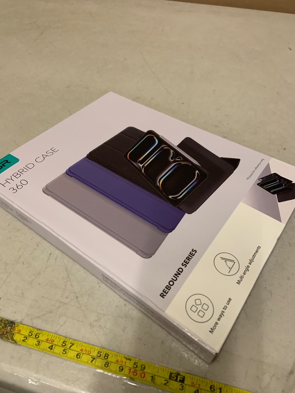 Photo 1 of ESR for iPad Pro 11 Inch Case (M5/M4) 2025/2024, Removable Magnetic Cover with Pencil Holder, Vertical Stand, Fully Supports Pencil Pro and Pencil (USB-C), Rebound 360 Series, Black