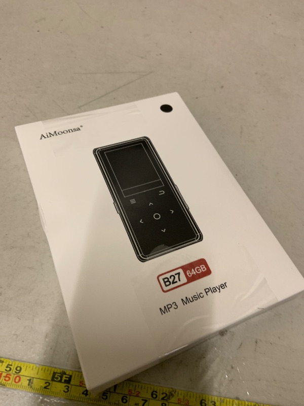Photo 1 of 64GB MP3 Player with Bluetooth 5.2, AiMoonsa Music Player with Built-in HD Speaker, FM Radio, Voice Recorder, HiFi Sound, E-Book, Earphones Included
