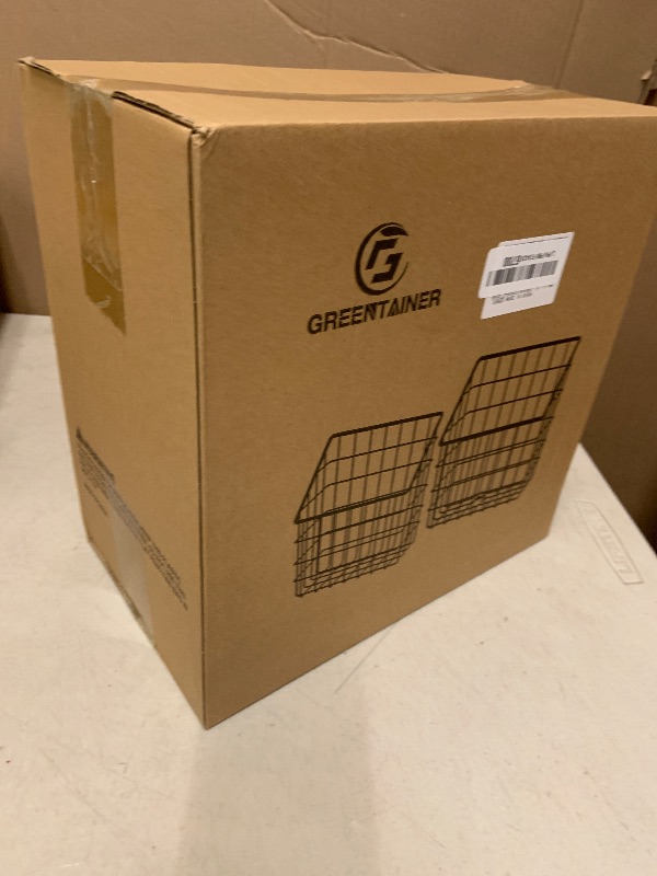 Photo 1 of 2 Pack Bath Toy Storage Organizer Basket, Large Metal Bathtub Toy Holder, Wall Mounted Hanging Shower Basket, Bath Toy Organizer For Bathtub for Easy Access and Sorting Toys/Clothes/Toiletries