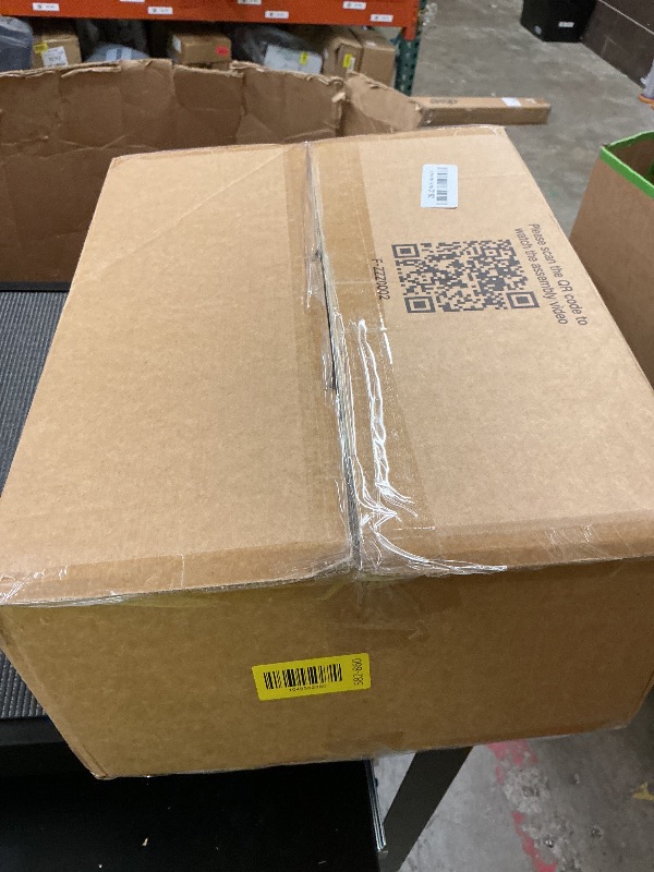 Photo 1 of Missing screws and instructions-------------------------------------------------------------------------------------------------------------------OUTONLIFE Floor Lamp with Table & Remote, Side End Table with Charging Station, Dimmable Nightstand with 3 Co