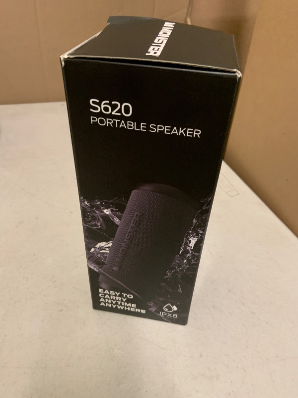 Photo 1 of Monster Bluetooth Speaker, Wireless Portable Outdoor Bluetooth Speakers, 60W True Wireless Stereo IPX8 Waterproof, Dual PairingBluetooth 5.4 Built-in Mic, Black