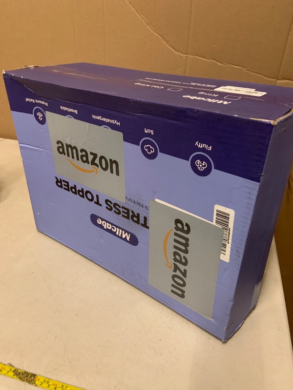 Photo 1 of 3 Inch Ultra-Fluffy Memory Foam Mattress Topper King for Back Pain, Extra Soft Pillow Top King Mattress Topper with 4X Support, Mattress Pad with Breathable Air Mesh Sides, 6-21'' Deep Pocket