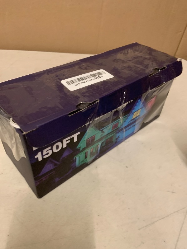 Photo 1 of 150FT Permanent Outdoor RGB Lights - Waterproof Smart LED Eaves Lights with App/Remote Control, Music Sync & DIY Scenes, Perfect for Christmas, Halloween, Parties & Daily Decor, Ideal for House Roof